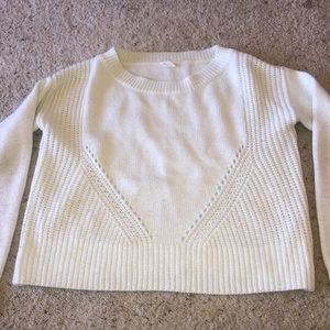 White detailed Sweater